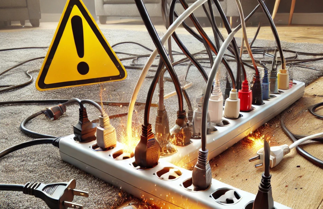 סכנת שימוש בכבלים מאריכים